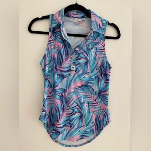 Women’s S Bad Birdie Sleeveless Golf Polo